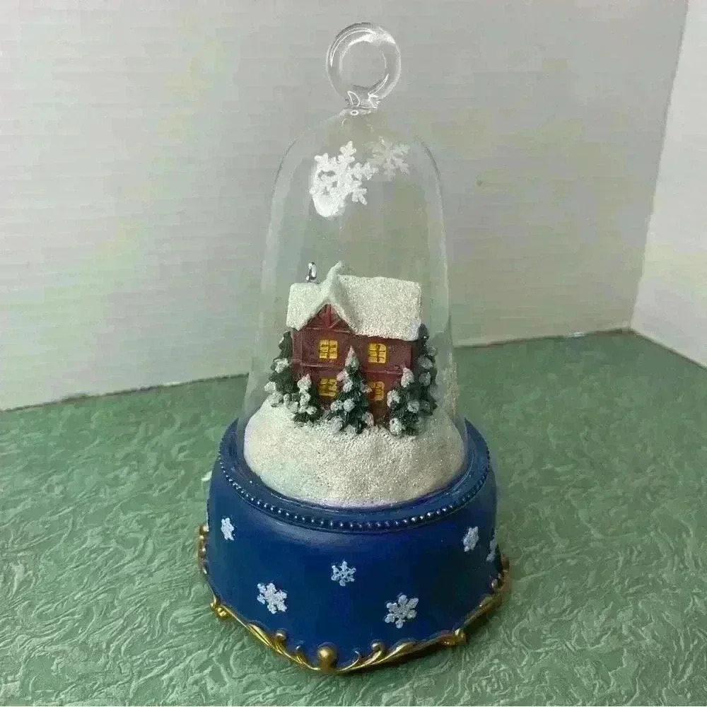 Musical Table Top Santa’s Sleigh Holiday Decor Tested: Works #95582 New In Box - Picture 6 of 13
